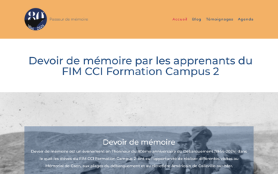 Devoir de mémoire – Site internet