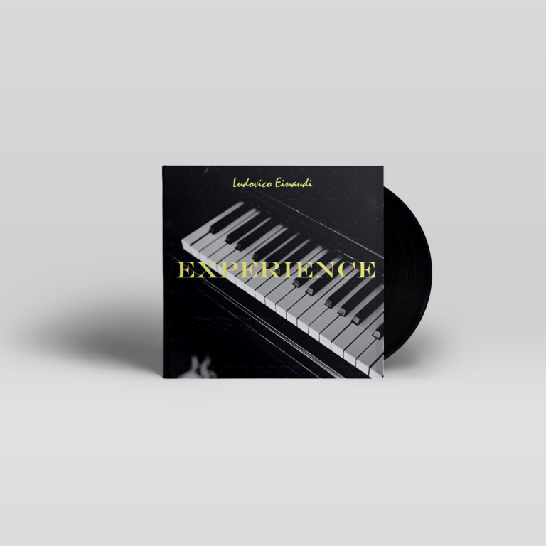 Pochette d'album d'un vinyle réalisée sur Photoshop.